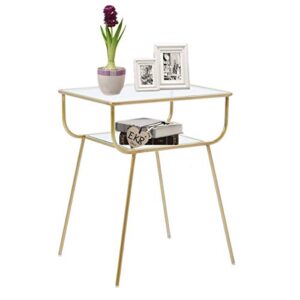 Opiniones De Mesita De Noche Dorada De Compradores. En Oferta